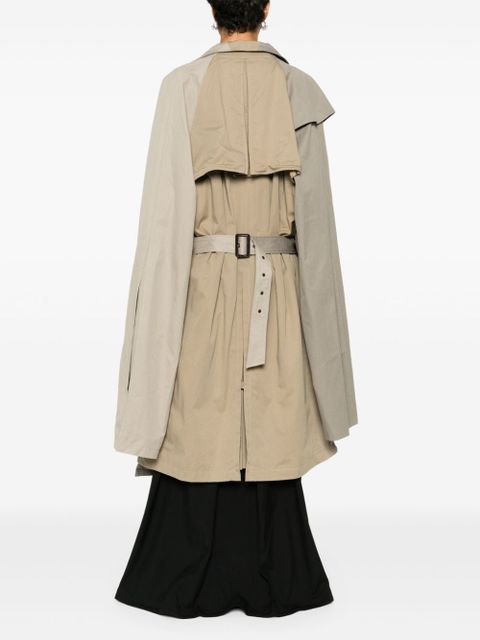 Balenciaga Double Sleeve trench coat - Neutrals