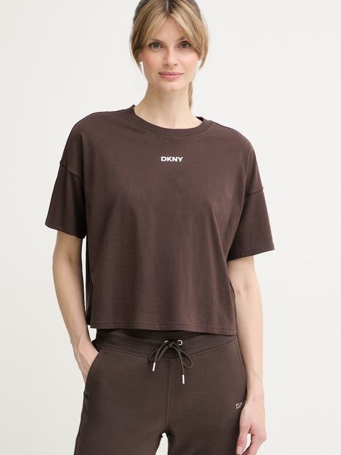 DKNY T-shirt damski bawełniany - zdjęcie produktu nr 1