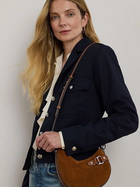 Lauren Ralph Lauren torebka zamszowa