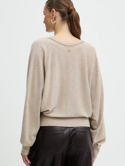 Marciano by Guess sweter z dodatkiem wełny ABEL damski kolor beżowy 5BGR02 5782Z