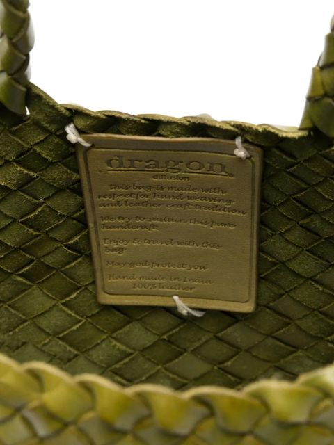 DRAGON DIFFUSION leather tote bag - Green
