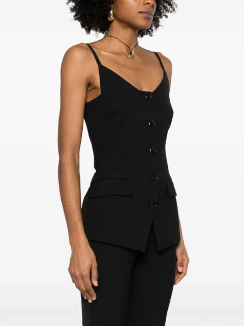 Nanushka Cinda top - Black