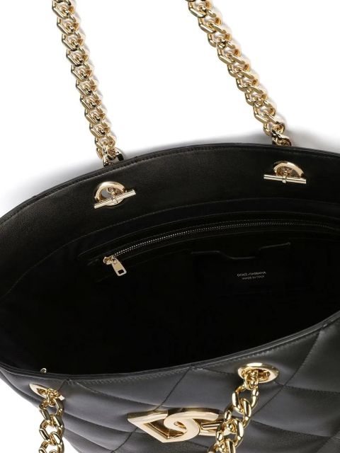 Dolce & Gabbana 3.5 quilted shopper bag - Black
