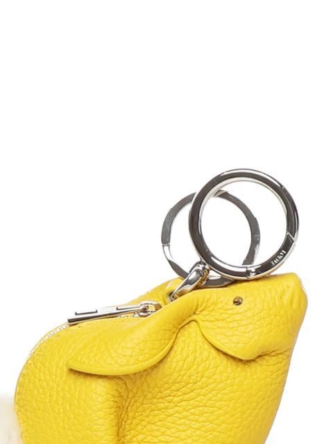 LOEWE Bunny leather keyring - Yellow