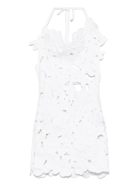 Blumarine open-work mini dress - White - zdjęcie produktu nr 1