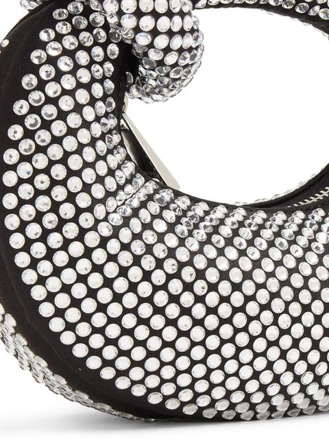JW Pei Abacus crystal-embellished shoulder bag - Black