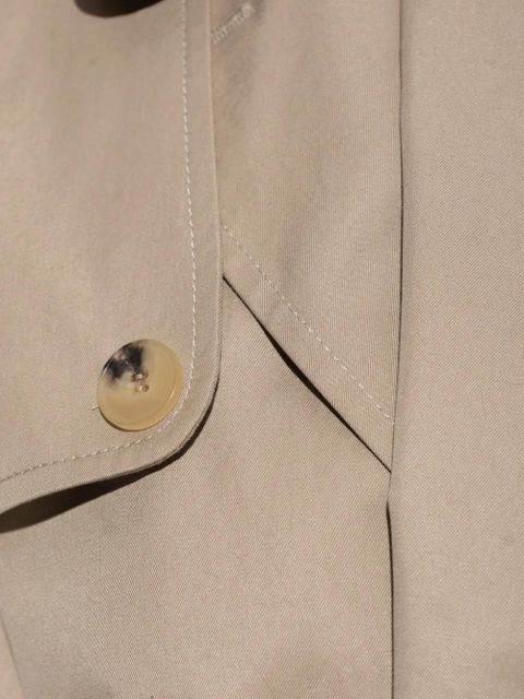 Alexander McQueen double-breasted trench coat - Neutrals