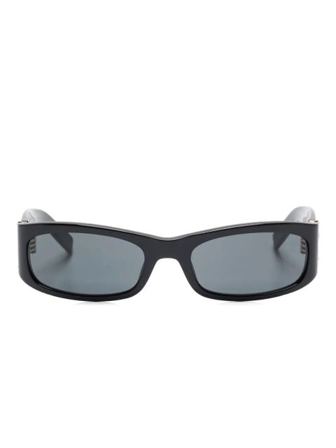 Saint Laurent Eyewear logo rectangular sunglasses - Black - zdjęcie produktu nr 1