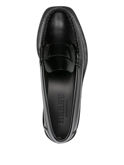 Hereu leather penny loafers - Black
