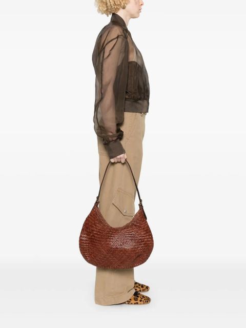 DRAGON DIFFUSION Luna Mezza shoulder bag - Brown