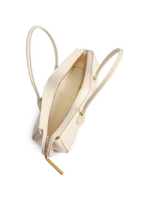 KHAITE zip fastening leather shoulder bag - Neutrals