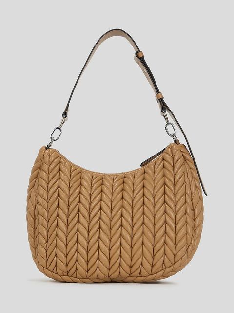 Karl Lagerfeld torebka K/WEAVE kolor brązowy A3W30147