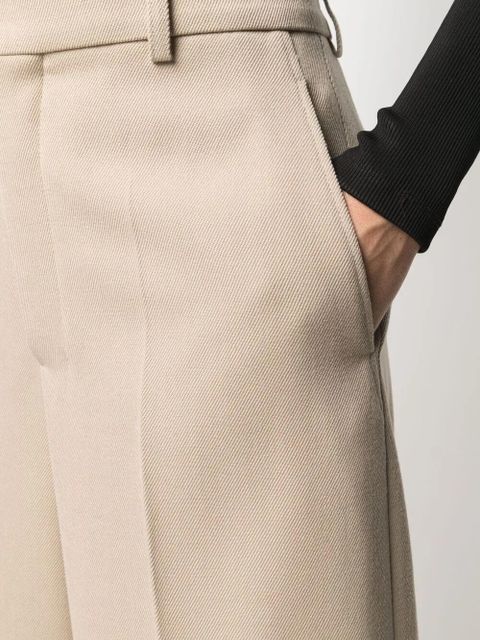 AMI Paris high-waisted palazzo pants - Neutrals