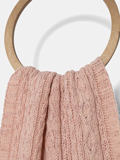 Twinset szalik damski kolor różowy gładki 252TO519A - zdjęcie produktu nr 2