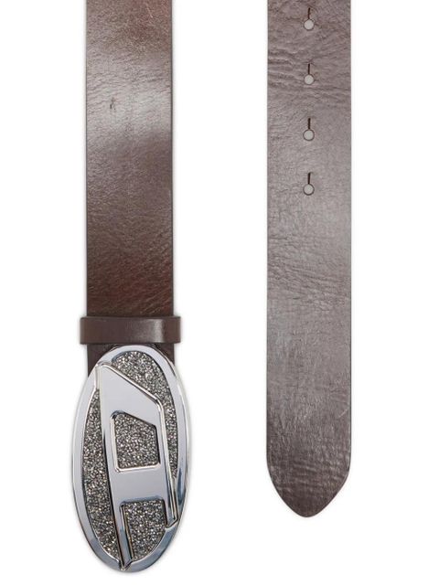 Diesel B-1DR oval-buckle belt - Brown - zdjęcie produktu nr 2