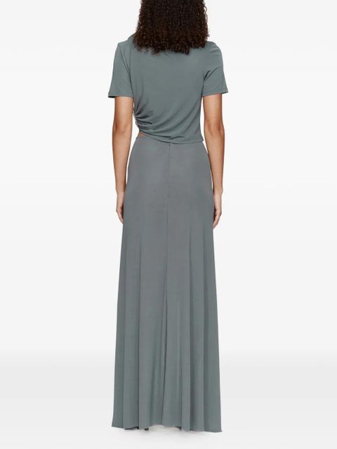 Christopher Esber Orica Cascade crystal skirt - Grey