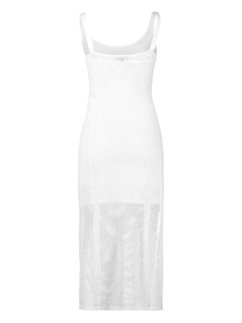 STAUD Jessica openwork dress - White