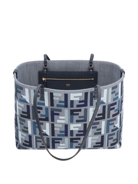 FENDI large Roll tote bag - Blue - zdjęcie produktu nr 2