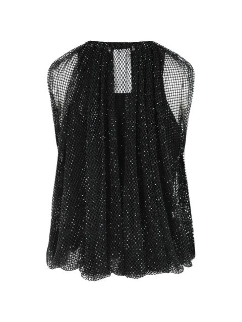Sportmax Nodo crystal tank top - Black - zdjęcie produktu nr 2