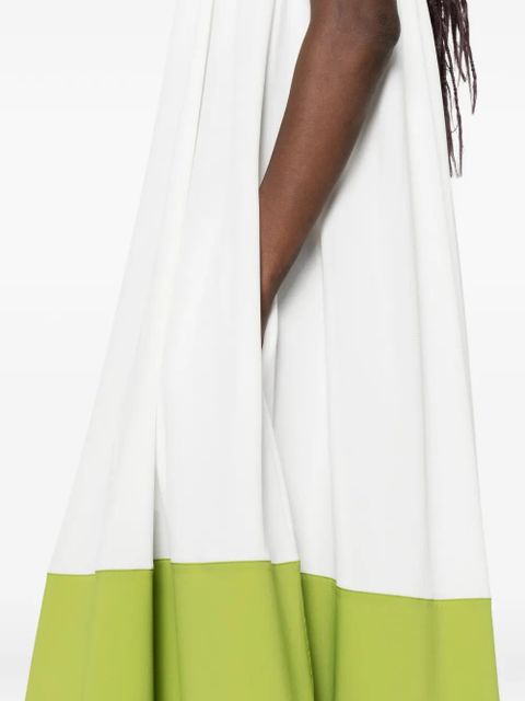 Proenza Schouler Saria colourblock midi dress - White
