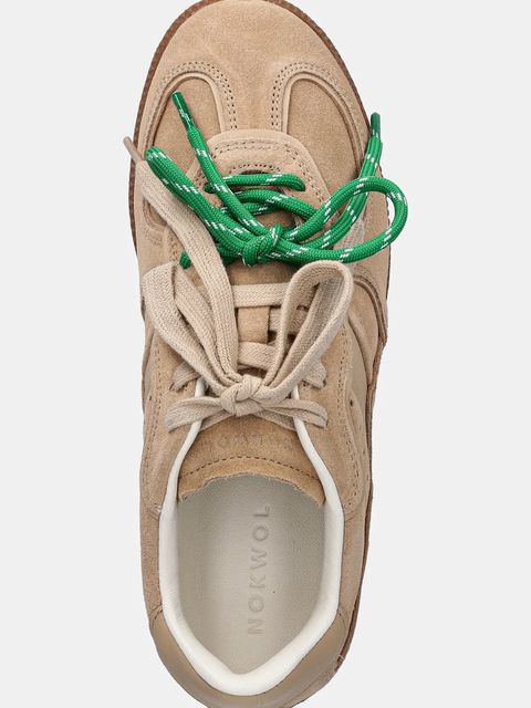 Nokwol sneakersy zamszowe August damskie kolor beżowy August