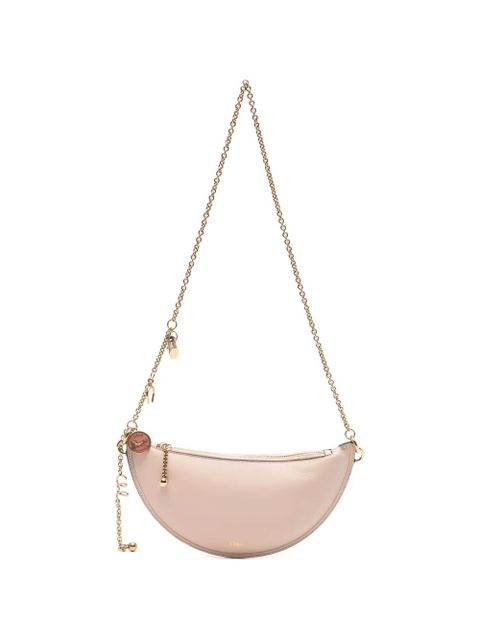 Chloé mini charm-chain leather shoulder bag - Neutrals - zdjęcie produktu nr 1