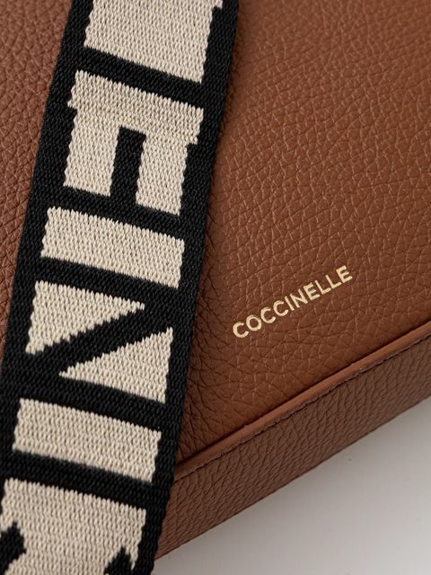 Coccinelle torebka skórzana TEBE kolor brązowy E5.MN5.52.01.01