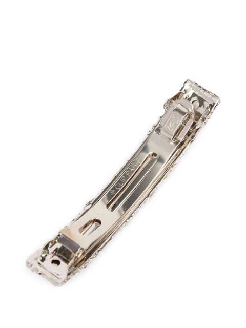 MM6 Maison Margiela Numbers-engraved hairclip - Silver