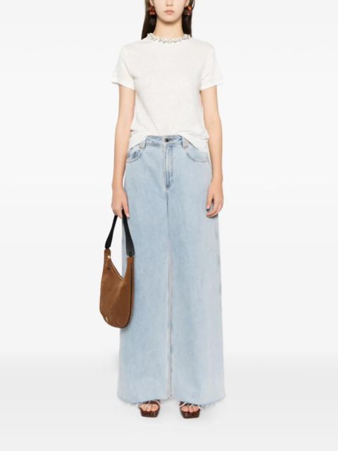 ZIMMERMANN crystal-embellished T-shirt - White - zdjęcie produktu nr 2