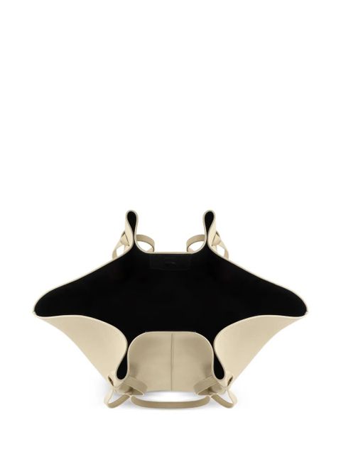 Yuzefi Xl Mochi leather shoulder bag - Neutrals