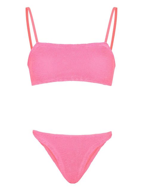 Hunza G Gigi crinkled bikini set - Pink - zdjęcie produktu nr 1