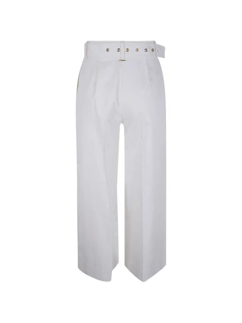 TWINSET belted wide-leg trousers - White - zdjęcie produktu nr 2