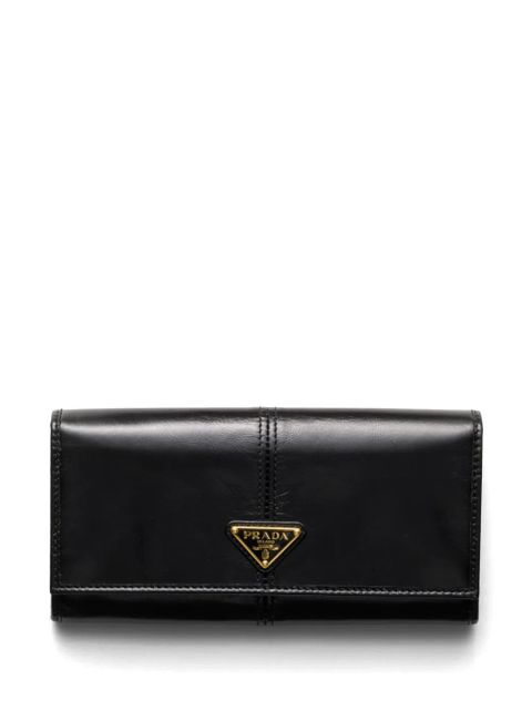 Prada large leather wallet - Black - zdjęcie produktu nr 1