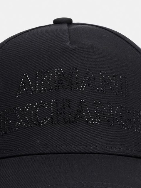 Armani Exchange czapka z daszkiem damska bawełniana - zdjęcie produktu nr 1