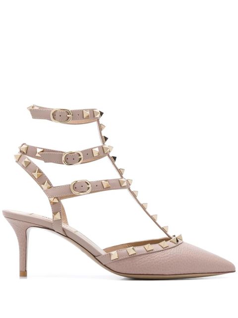 Valentino Garavani Rockstud 70mm pointed pumps - Pink - zdjęcie produktu nr 1