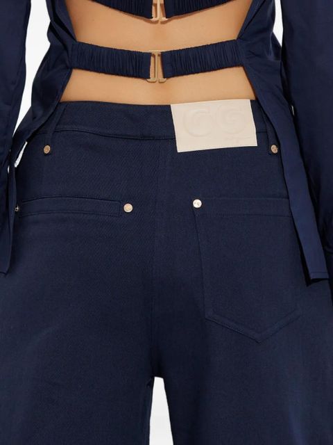 Cult Gaia open-back shirt - Blue