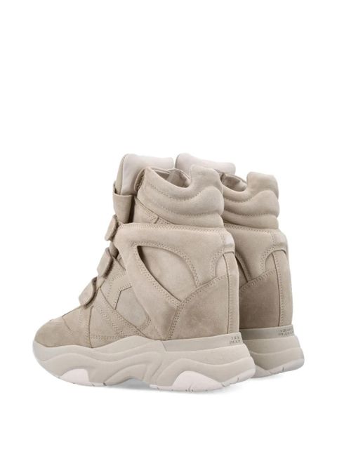 ISABEL MARANT suede high-top sneakers - Neutrals - zdjęcie produktu nr 2