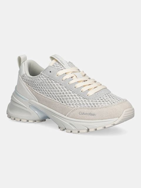 Calvin Klein sneakersy HIKE RUNNER LACE UP TECHMIX damskie kolor biały YW0YW02030 - zdjęcie produktu nr 1