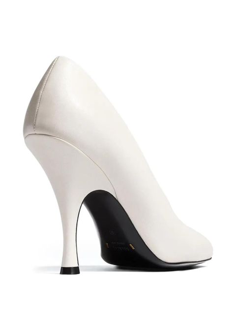 KHAITE Eva Peep Toe pumps - White