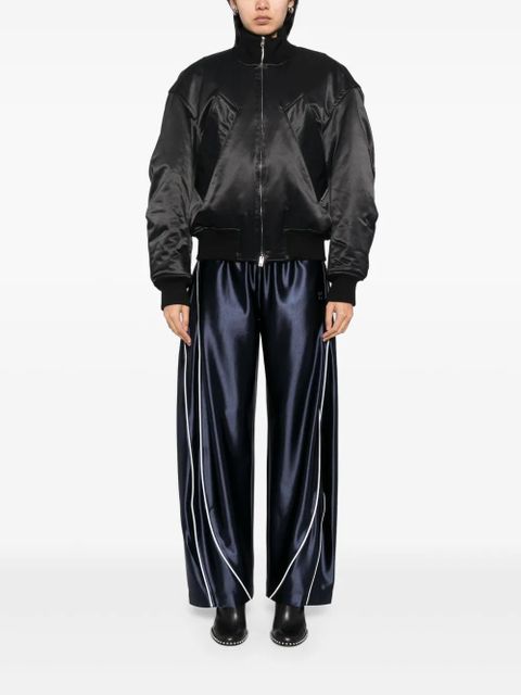 Alexander Wang sateen bomber jacket - Black - zdjęcie produktu nr 2