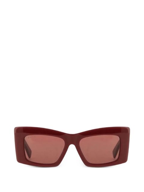 Gucci Interlocking G-appliqué sunglasses - Red - zdjęcie produktu nr 1