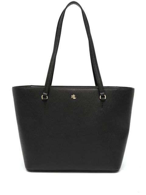 Lauren Ralph Lauren medium Karly leather tote bag - Black - zdjęcie produktu nr 1