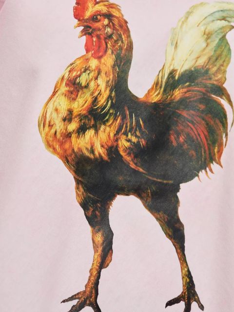 Vivienne Westwood rooster-print T-shirt - Pink