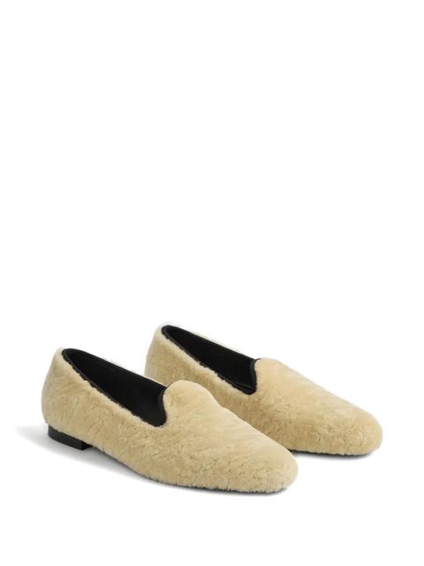 TOTEME shearling loafers - Neutrals - zdjęcie produktu nr 2