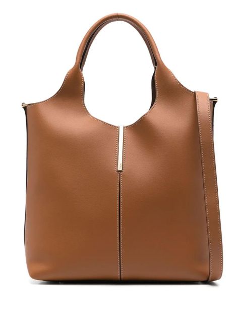 Tod's leather tote bag - Brown - zdjęcie produktu nr 1