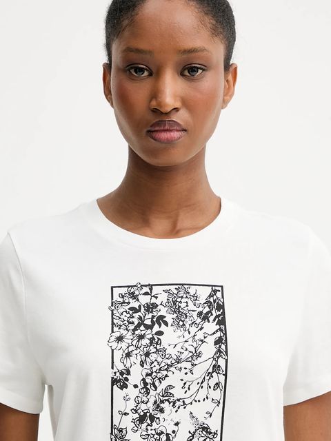 Weekend Max Mara t-shirt bawełniany GUGLIA damski kolor biały 2525976031600