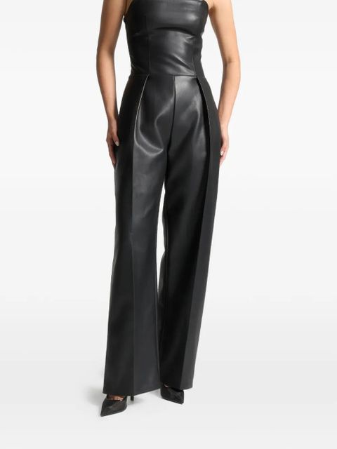 Manière De Voir detachable straps tailored jumpsuit - Black