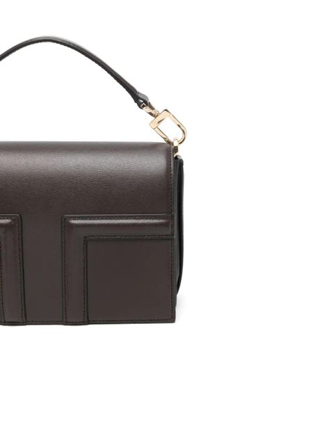 TOTEME mini T-Flap tote bag - Brown