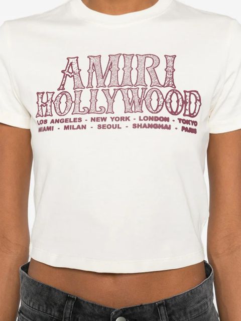 AMIRI graphic-print short-sleeve T-shirt - Neutrals