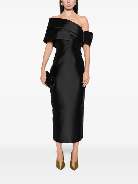 Solace London Mirla midi dress - Black - zdjęcie produktu nr 2